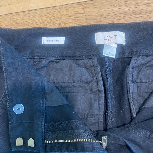 Loft Skinny Bermuda Shorts - Picture 2 of 2